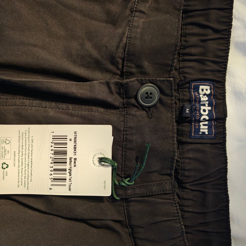 Barbour Highland Trouser - Dark Blue - Picture 2 of 4